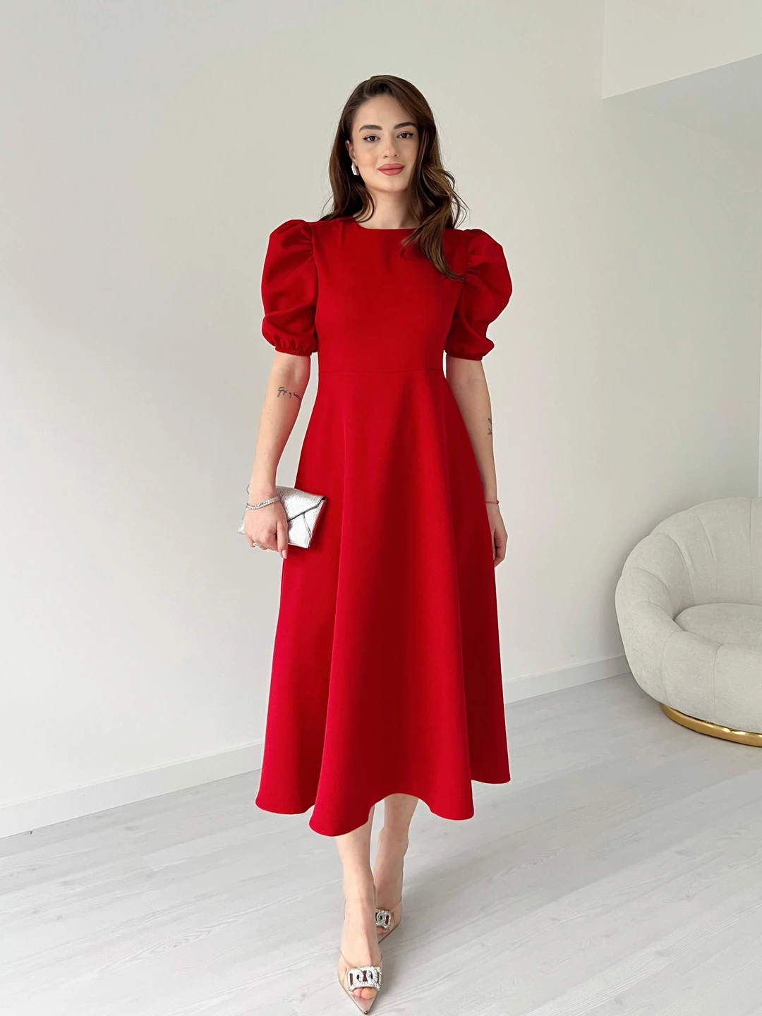 Robe de princesse Manches Bouffantes Model85 - صورة 18 thumbnail