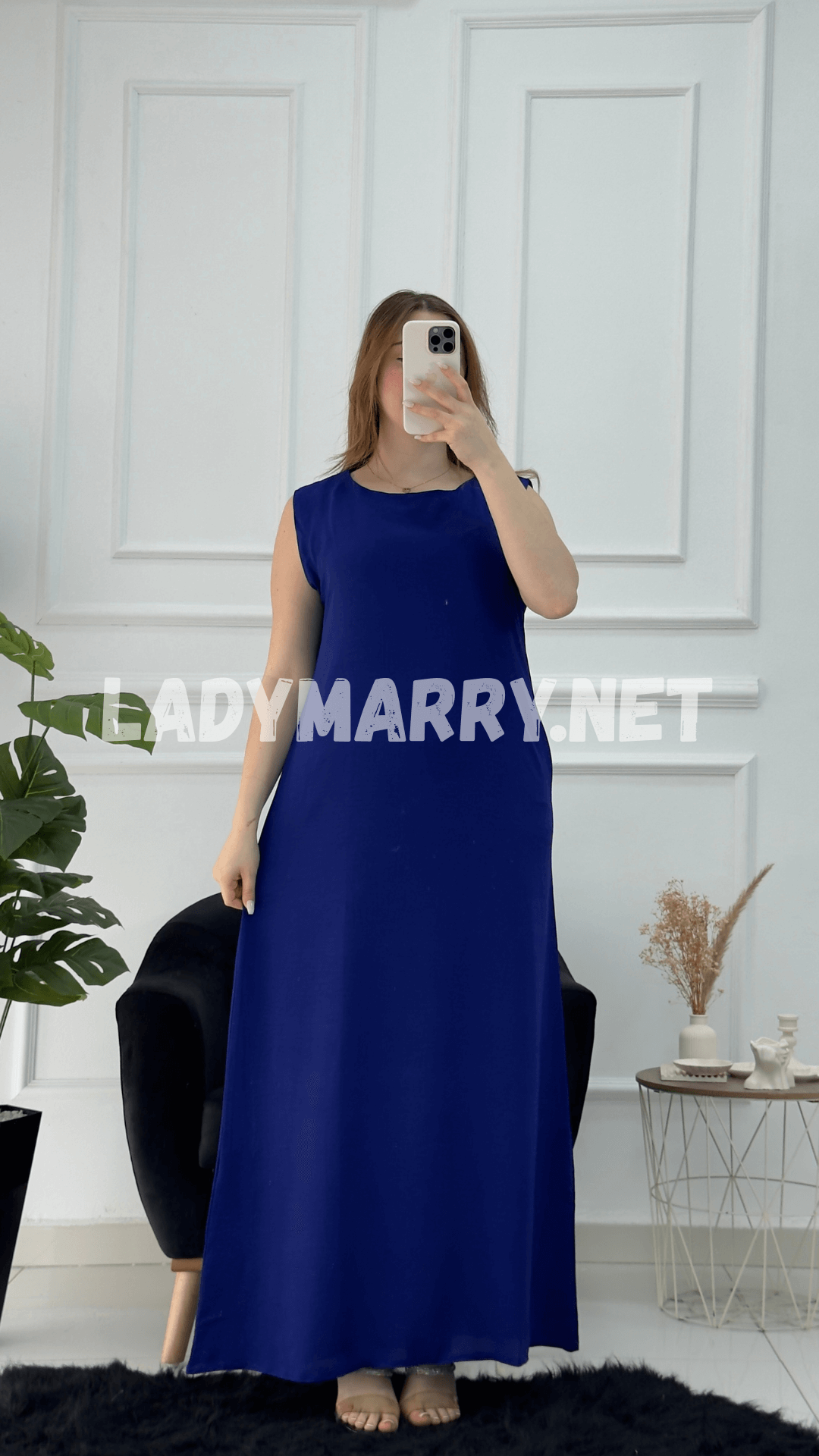 Robe droite en crepe froissé - صورة 6 thumbnail