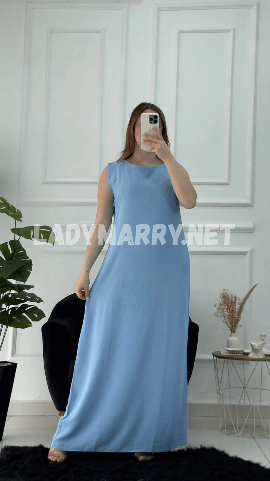 Robe droite en crepe froissé - صورة 11 thumbnail